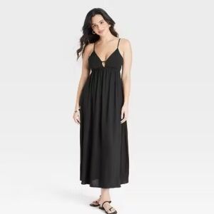 Chic Black Midi Dress